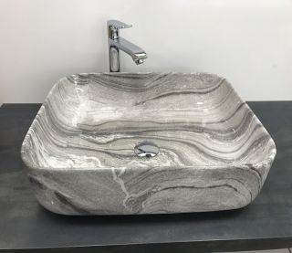 Раковина  CeramaLux 597 серая 50 см