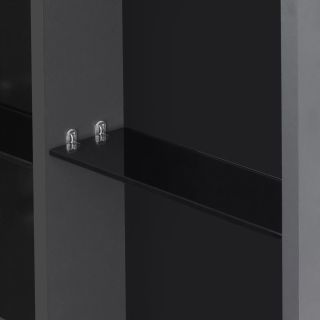 Зеркальный шкаф Акватон Сохо 60см правый графит 1A258302AJA0R