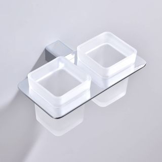 Стакан для ванной комнаты Raglo R301.08 двойной хром