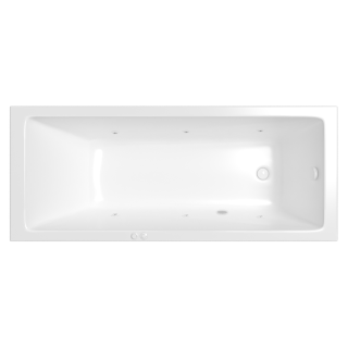 Гидромассажная ванна WHITECROSS Wave Slim 0111.180080.100.SOFT.WH 180x80 см Soft белый