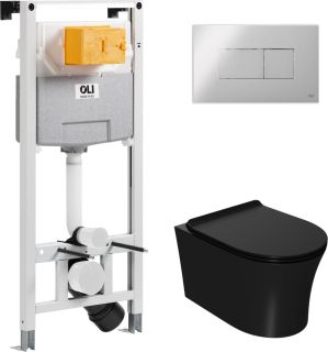 Комплект унитаза с инсталляцией Point Веста 879235pKA00+PN41711 с сиденьем Микролифт