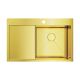 Мойка кухонная Omoikiri Akisame 78-LG-R нерж.сталь/светлое золото