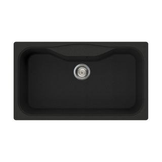 Мойка кухонная Omoikiri Maru 86-BL  Tetogranit/черный