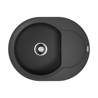 Мойка кухонная Omoikiri Sakaime 60E-BL Tetogranit/черный