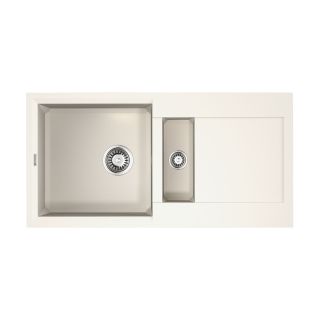 Мойка кухонная Omoikiri Sakaime 86-2-WH Tetogranit/белый