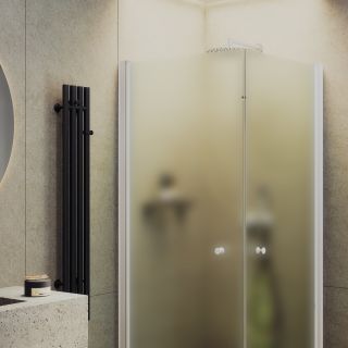 Душевой уголок MaybahGlass MGY-1293-1 80x80см белый