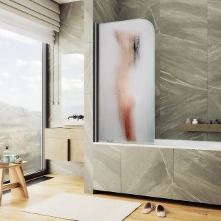 Шторка на ванну MaybahGlass ФП014 MGV-930-ФП014-6 80см фотопечать