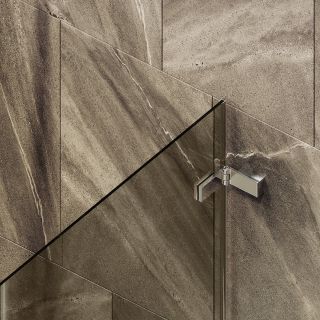 Шторка на ванну MaybahGlass MGV-646-4 40см хром глянцевый