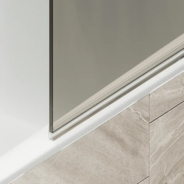 Шторка на ванну MaybahGlass MGV-611-2 60см бронза