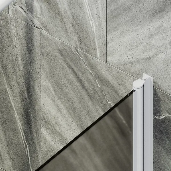 Шторка на ванну MaybahGlass MGV-617-1 70см белый