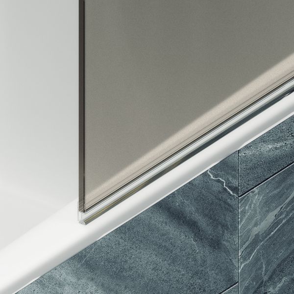 Шторка на ванну MaybahGlass MGV-653-3 70см золото