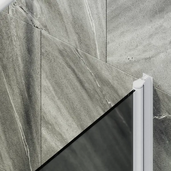 Шторка на ванну MaybahGlass MGV-604-1 40см белый