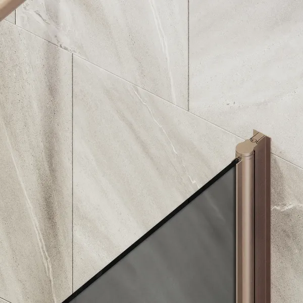 Шторка на ванну MaybahGlass MGV-624-1 80см бронза