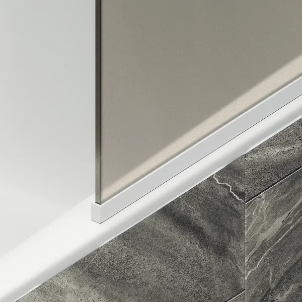 Шторка на ванну MaybahGlass MGV-125-1у 34см белый