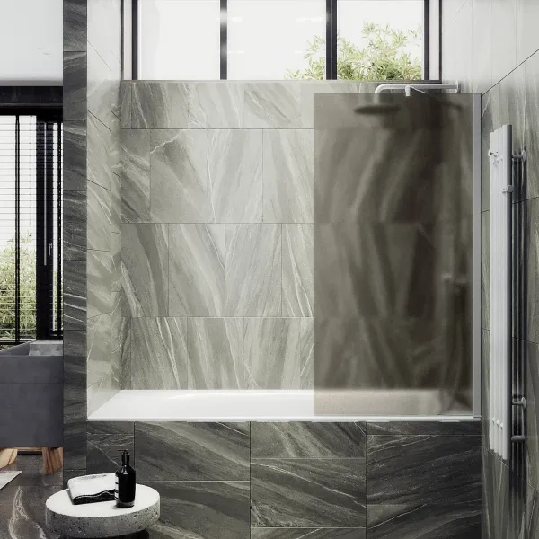 Шторка на ванну MaybahGlass MGV-72-1ш 40см белый