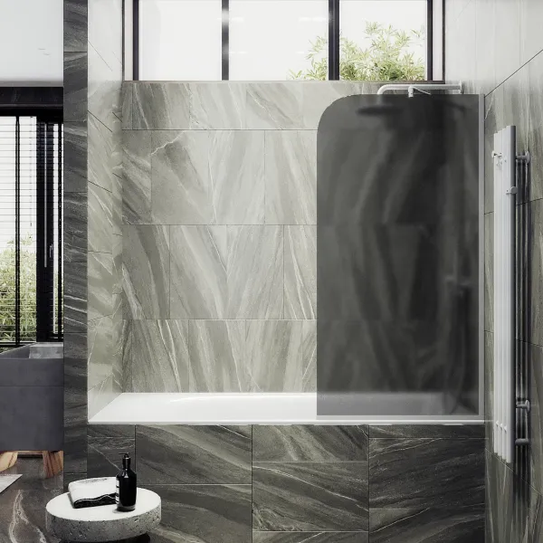 Шторка на ванну MaybahGlass MGV-153-1у 74см белый