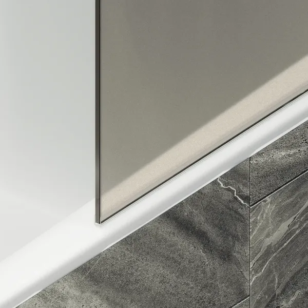 Шторка на ванну MaybahGlass MGV-74-1ш 60см белый