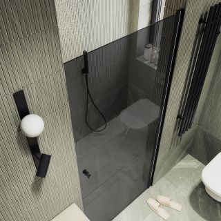 Душевая дверь MaybahGlass MGD-806-6 80см чёрный