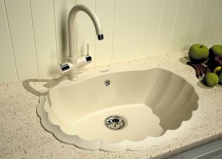 Кухонная мойка Florentina Гребешок бежевый