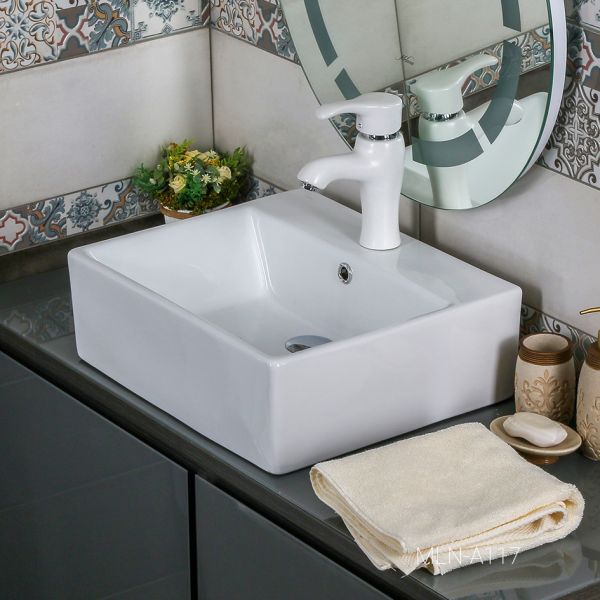 Накладная раковина Melana A117-803 45см белый