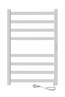 Полотенцесушитель электрический Indigo Oktava Slim 3 LСLOKS3E80-50WMRt 80x50 см белый матовый