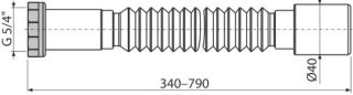 Гибкое соединение AlcaPlast 5/4"?40 металл A740