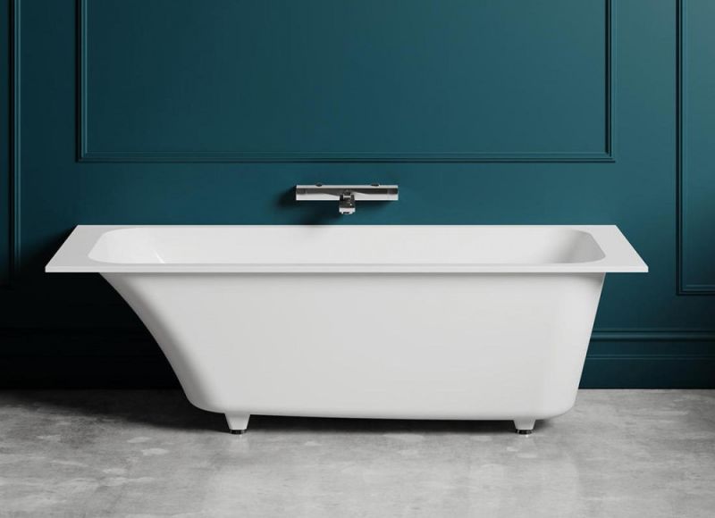 Ванна из искусственного камня Salini Orlanda Kit S-Sense 102116M 170x80см белый матовый