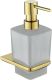 Настенный дозатор для жидкого мыло Grocenberg AC0064 (Золото глянец)
