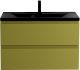 Подвесная тумба под раковину Art&Max Bianchi 75см оливковый матовый AM-Bianchi-750-2C-SO-OM