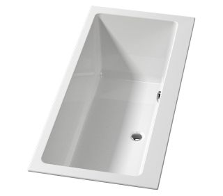 Акриловая ванна Riho Lugo Wall Velvet B159001105 180x80см белый матовый