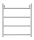 Полотенцесушитель водяной Indigo Line LLW60-50WM 60x50 см белый матовый