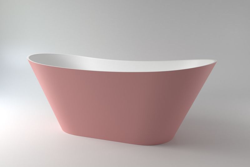 Ванна отдельностоящая Holbi Afina 161x66см белый/цветной матовый 1.01.004.11.2