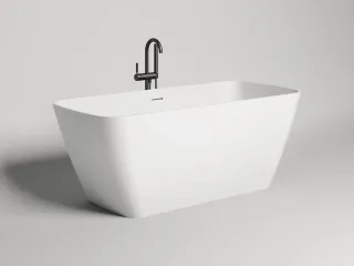 Ванна из искусственного камня Salini Agatha S-Stone 100221M 180x80см белый матовый