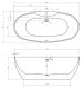 Акриловая ванна ABBER 170x80см AB9323
