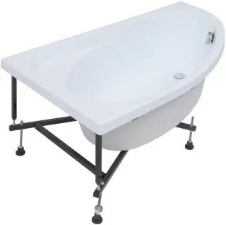 Акриловая ванна Aquanet Mia 246817 140x80 см левая с каркасом