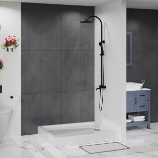 Акриловый поддон BelBagno TRAY-BB-AH-120/100-15-W белый