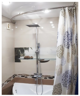 Карниз для ванны АКВАТЕК Дива 160x90 полукруглый