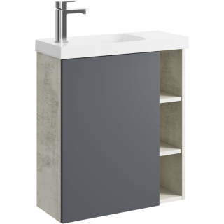 Подвесная тумба под раковину Aqwella Alba ALB0106RDD+ALB0706GRМ 60 см