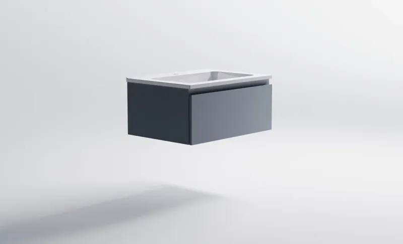 Тумба с раковиной Astra-Form Альфа 03060003ncss3005-r80b+04010006 70 см голубой матовый