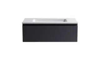 Тумба с раковиной Astra-Form Альфа 03060006ral7024+04010008 90 см тёмно-серый матовый