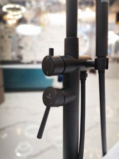 Смеситель для ванны AltroBagno Metropoli 020202 NeOp черный матовый