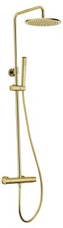 Душевая система с термостатом AltroBagno Metropoli 030425 OrSp матовое золото 