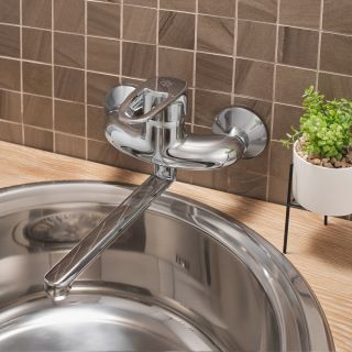 Настенный смеситель для кухни РМС SL52-005-2 хром