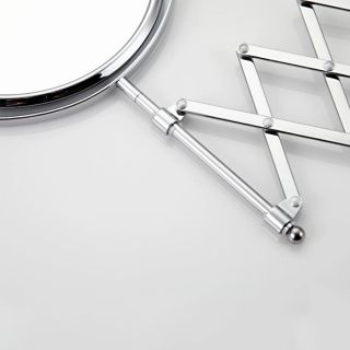 Настенное косметическое зеркало Frap F6408 хром