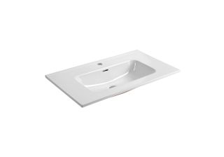 Тумба с раковиной Aquatek Вега AQ77080-MG 81 см серый матовый