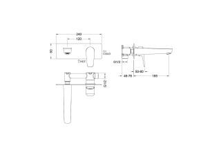 Смеситель для раковины Aquatek Бетта AQ1113CR хром