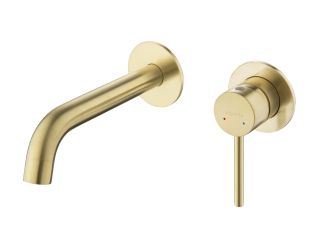 Смеситель встраиваемый для раковины Aquatek Европа AQ1313BG шлифованное золото