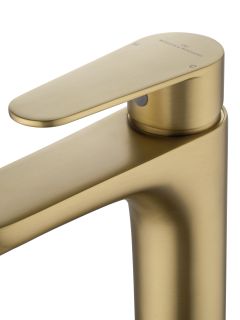 Смеситель для раковины Wonzon & Woghand Alfa WW-A40202-BG брашированное золото