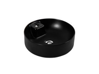 Раковина накладная Aquatek Европа AQ5212-MB 40 см чёрный матовый