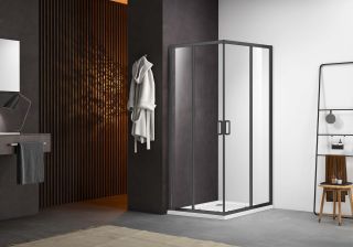 Душевой уголок Aquatek AQ ARI KV 08020GM 80x80 см оружейная сталь